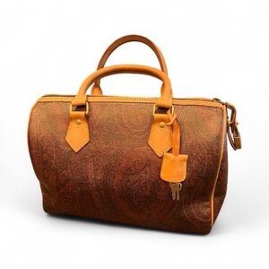 ETRO Paisley Boston Bag with COA